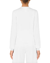 Silk sweater with openwork embroidery -  | Dolce & Gabbana