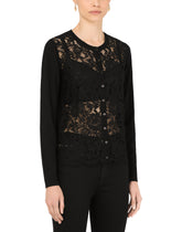Wool and lace cardigan -  | Dolce &amp; Gabbana