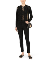 Sleeveless sweater in wool and lace -  | Dolce &amp; Gabbana