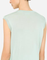 Sleeveless silk sweater -  | Dolce & Gabbana