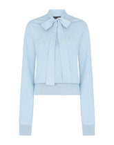 Silk blouse with pussy bow -  | Dolce & Gabbana