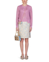 Sleeveless lurex lace-stitch sweater -  | Dolce & Gabbana