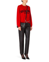 Cashmere sweater with logo intarsia -  | Dolce & Gabbana