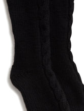 CABLE-KNIT WOOL SOCKS -  | Dolce & Gabbana