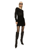 Crew neck lace knit sweater -  | Dolce &amp; Gabbana