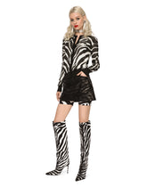 Viscose jacquard cardigan with zebra design -  | Dolce & Gabbana