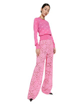 Wool and silk jacquard sweater with tonal DG logo -  | Dolce &amp; Gabbana