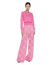 Wool and silk jacquard sweater with tonal DG logo -  | Dolce &amp; Gabbana