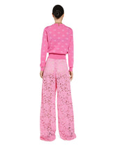 Wool and silk jacquard sweater with tonal DG logo -  | Dolce &amp; Gabbana
