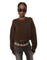 Wool and cashmere round-neck sweater -  | Dolce & Gabbana