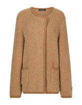 Double-breasted cashmere and alpaca wool jacket -  | Dolce & Gabbana