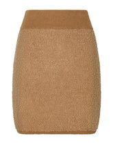 Short cashmere and alpaca wool skirt -  | Dolce & Gabbana
