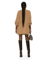Short cashmere and alpaca wool skirt -  | Dolce & Gabbana