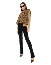 Wool and cashmere cardigan with detachable collar -  | Dolce & Gabbana