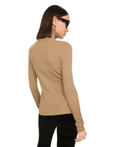 Wool and cashmere cardigan with detachable collar -  | Dolce & Gabbana