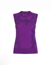 Wool and lace tank top -  | Dolce &amp; Gabbana