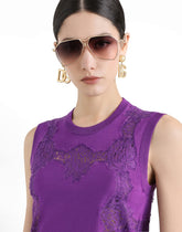 Wool and lace tank top -  | Dolce &amp; Gabbana