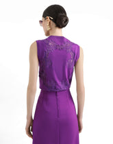 Wool and lace tank top -  | Dolce &amp; Gabbana