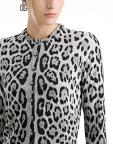 Silk leopard print cardigan -  | Dolce &amp; Gabbana