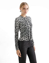 Silk leopard print cardigan -  | Dolce &amp; Gabbana