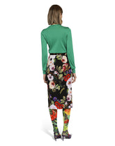 Silk sweater with flower appliqué -  | Dolce & Gabbana