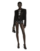 Wool sweater in inlaid stripes -  | Dolce &amp; Gabbana