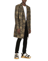 Floral lamé jacquard coat -  | Dolce &amp; Gabbana