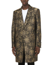 Floral lamé jacquard coat -  | Dolce &amp; Gabbana