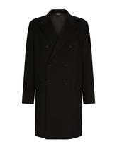 Deconstructed double-breasted wool coat -  | Dolce & Gabbana