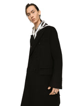 Deconstructed double-breasted wool coat -  | Dolce & Gabbana