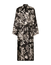 Floral-print silk twill robe -  | Dolce &amp; Gabbana