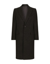 Single-breasted wool coat -  | Dolce &amp; Gabbana