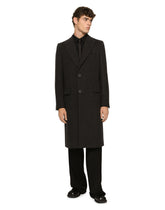 Single-breasted wool coat -  | Dolce &amp; Gabbana