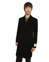 Double-breasted wool coat -  | Dolce &amp; Gabbana