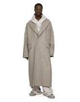 Deconstructed single-breasted wool coat -  | Dolce &amp; Gabbana