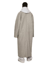 Deconstructed single-breasted wool coat -  | Dolce & Gabbana
