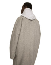 Deconstructed single-breasted wool coat -  | Dolce & Gabbana