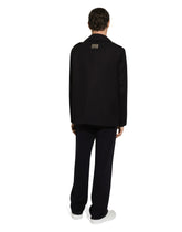 Double-breasted wool pea coat with tag -  | Dolce &amp; Gabbana