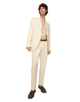 Single-breasted Taormina jacket in linen, cotton and silk -  | Dolce &amp; Gabbana