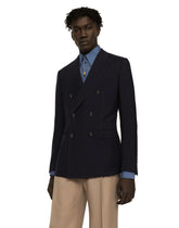 Double-breasted cashmere Taormina-fit jacket -  | Dolce &amp; Gabbana