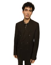 Double-breasted linen Taormina jacket -  | Dolce &amp; Gabbana