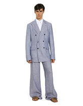 Double-breasted linen Taormina jacket -  | Dolce &amp; Gabbana