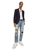 Taormina jacket in wool and silk -  | Dolce & Gabbana