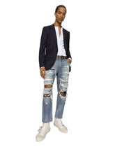 Taormina jacket in wool and silk -  | Dolce & Gabbana