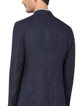 Deconstructed linen jacket with DG embroidery -  | Dolce & Gabbana