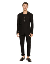Deconstructed stretch jersey jacket with embroidery -  | Dolce &amp; Gabbana