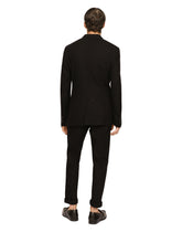 Deconstructed stretch jersey jacket with embroidery -  | Dolce &amp; Gabbana