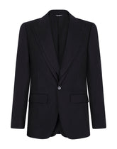 Linen Sicilia-fit jacket with double construction -  | Dolce & Gabbana