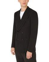 Deconstructed double-breasted jacket -  | Dolce &amp; Gabbana