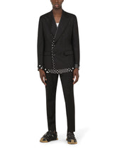 Double-breasted wool Sicilia-fit jacket -  | Dolce & Gabbana